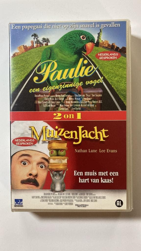 FILMBOX / PAULIE / MOUSE HUNT (VHS), Cd's en Dvd's, VHS | Film, Gebruikt, Verzenden
