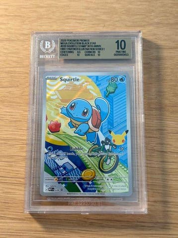Pokémon - 1 Graded card - Squirtle Promo card, Foil, Full, Nieuw