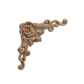 Decoratief houten ornament voor binnentoepassingen (bloemen, Ophalen of Verzenden, Nieuw