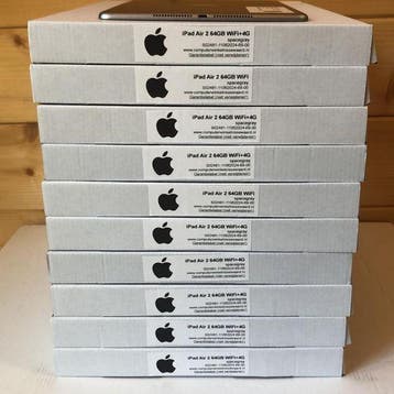 Voordeelbundel Apple iPad Air 2 64GB WiFi (4G) zwart zil..., Nieuw