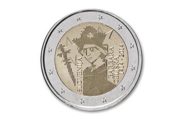 2 euro Barbara van Celje 2014 - Slovenië, Verzenden