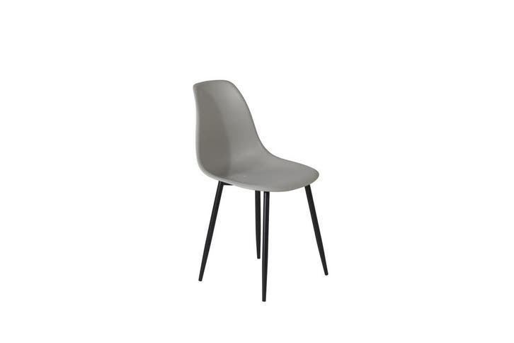 Eetkamerstoel - Engel - Grijs - Kunststof- Jörn, Huis en Inrichting, Stoelen, Verzenden