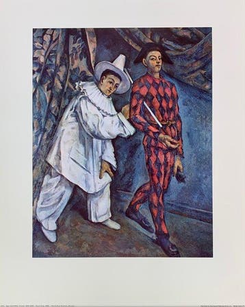 Paul Cezanne (after) - Mardi Gras - Rare Vintage Circus, Antiek en Kunst