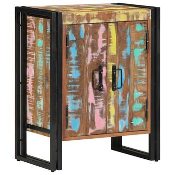 vidaXL Schoenenkast Multikleur 56 x 35 x 70 cm Massief, Verzenden, Nieuw