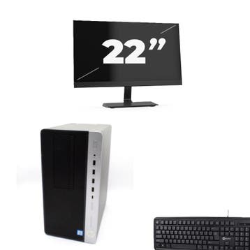 HP ProDesk 600 G4 Micro  -   i7-8e  - 8GB  - 256GB  + 1x 22, 8e Generatie, Verzenden, Refurbished, HP