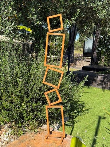 Ana Lucia B.M - Sculpture Corten - XXL - NO Reserve