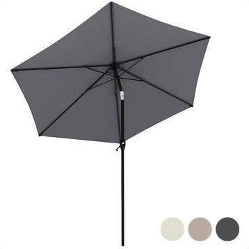 2dekans | LifeGoods Parasol - Ø270 cm - 30° Kantelbaar -, Ophalen of Verzenden, Zo goed als nieuw