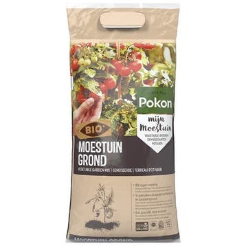 Moestuingrond | Pokon | 10 liter (Bio-label, Turfvrij), Tuin en Terras, Aarde en Mest, Verzenden