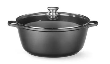 Braadpan met antiaanbaklaag | zwart | 42x33x(h)70 cm, Verzenden