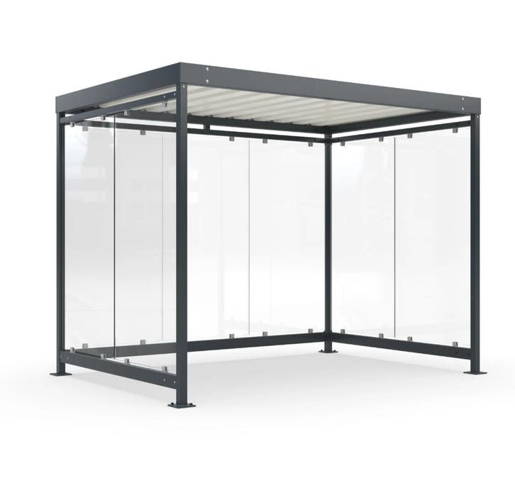 Nieuw de P-Line Plat dak fietsenstalling glas, Fietsen en Brommers, Fietsaccessoires | Overige Fietsaccessoires, Nieuw