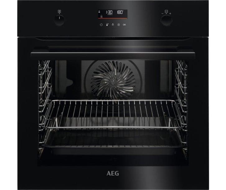 €619 AEG BPE535E70B oven inbouw zwart -EWO3, Witgoed en Apparatuur, Ovens, Ophalen of Verzenden