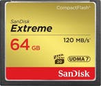 Sandisk - Extreme CF 120MB/s 64 GB, Verzenden, Nieuw