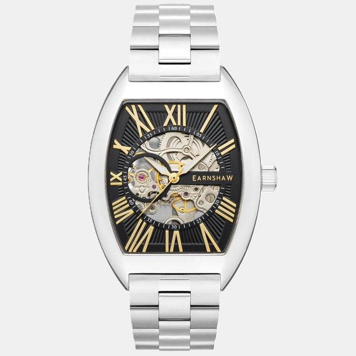 Thomas Earnshaw - Automatic - Tonneau - Skeleton - Gold -, Sieraden, Tassen en Uiterlijk, Horloges | Heren