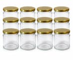 Glazen potjes 210ml 12 stuks, Verzenden, Nieuw