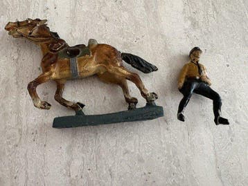 Lineol - Figuur - soldat lineol SA a cheval très rare no, Nieuw