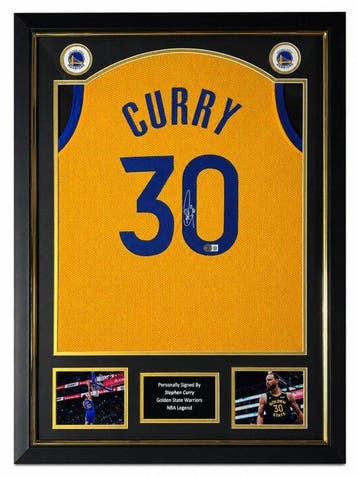 Golden State Warriors - NBA - Stephen Curry Singed Jersey –, Nieuw