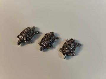 Collectie met dierenthema - Lot van 3 miniaturen/figuren in