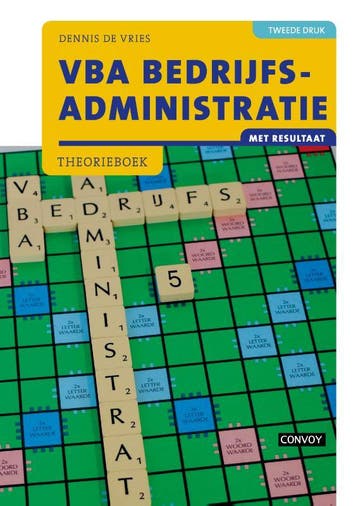 VBA Bedrijfsadministratie met resultaat 2e dru 9789463175159, Boeken, Zo goed als nieuw