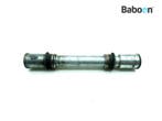 Voorwiel As Kawasaki ZX 6 R 2000-2002 (NINJA ZX-6R ZX600J), Motoren, Verzenden, Gebruikt