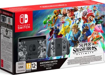 Nintendo Switch Super Smash Bros. Ultimate Bundle (boxed)..., Spelcomputers en Games, Verzenden, Gebruikt
