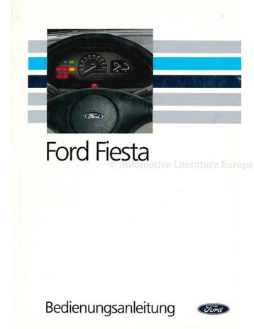 1992 FORD FIESTA INSTRUCTIEBOEKJE DUITS