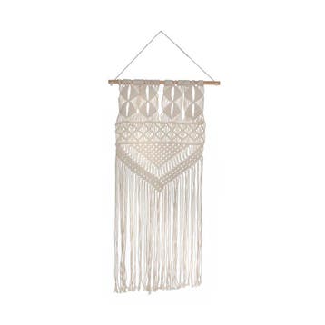 Mica muurhanger - Katoen - Wit - Wanddecoratie, Verzenden, Nieuw