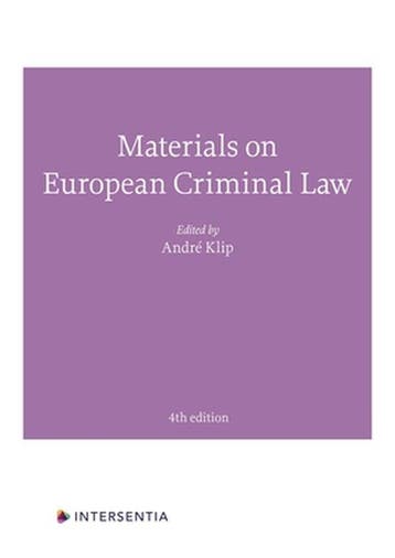 9781839702082 Materials on European Criminal Law, Boeken, Verzenden, Gelezen, Andre Klip