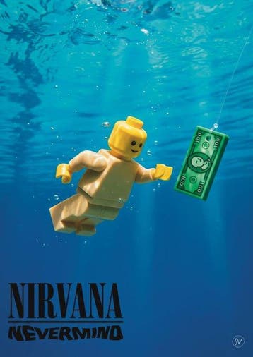 SDIMART - LEGO Music Cover Album Nirvana - Nevermind Limited, Nieuw