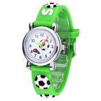 Fako - Kinderhorloge - 3D - Voetbal - Groen, Verzenden, Nieuw