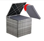 Polyrotan kussenbox Grijs 318L (Schuurtjes-Rekken), Verzenden, Nieuw