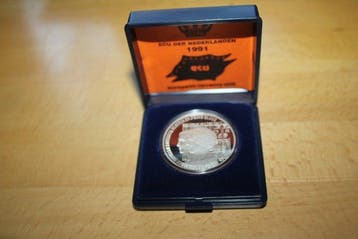 Nederland. 25 Ecu 1991 (Zonder minimumprijs)