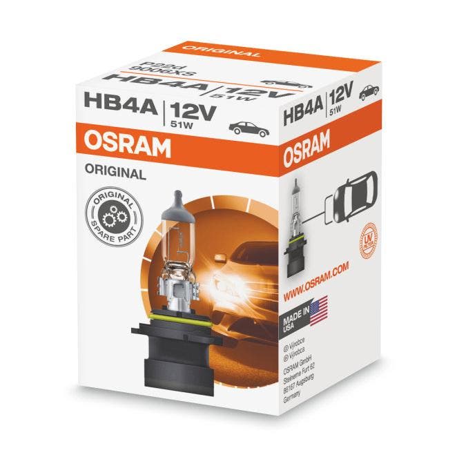 Osram HB4A Halogeen Lamp 12V P22d Original Line, Auto-onderdelen, Verlichting, Nieuw, Ophalen of Verzenden
