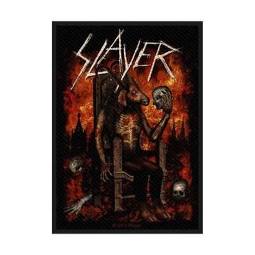 Slayer Devil on Throne patch officiële merchandise, Ophalen of Verzenden, Nieuw, Kleding