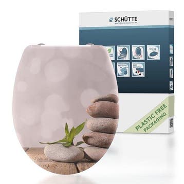 SCHÜTTE WC-Bril 82380 STONE PYRAMID - Duroplast - Soft, Verzenden, Nieuw
