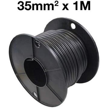 Accukabel 35Mm2 Zwart (Per Meter), Verzenden, Nieuw