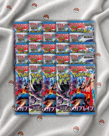 Pokémon - 25 Booster pack - Pokémon TCG MEGA - MEGA b/Abyss, Nieuw