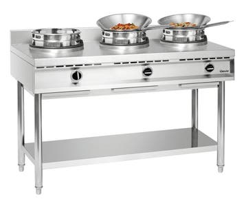 Bartscher Wokkookplaat | Gas | 3 Branders | 34.5kW | 1500x60, Ophalen of Verzenden, Nieuw in verpakking