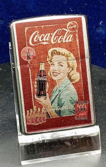 Zippo - coca cola retro - Zonder minimumprijs - Zakaansteker, Nieuw