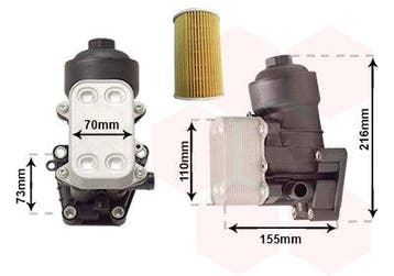 Audi A3 Oliekoeler voor o.a motor 1.6 TDi / 2.0 TDi CFFA..., Ophalen of Verzenden, Nieuw, Audi