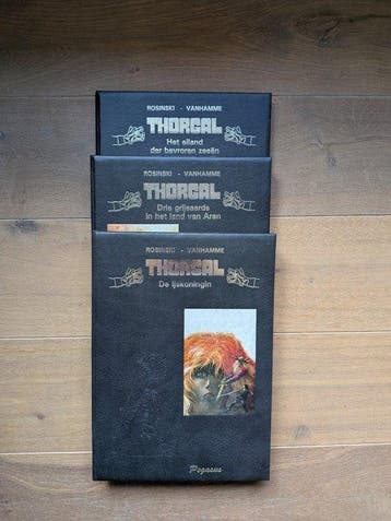 Thorgal - Luxe (kunst)lederen HC - 3 Album - Eerste druk -, Boeken, Nieuw