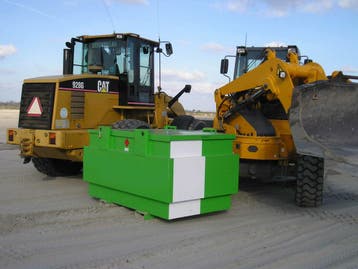 Dieseltank 2250 liter IBC Robuuste, Nieuw