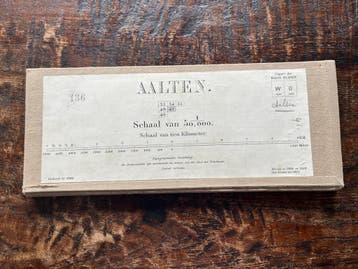 Stafkaart Aalten, Boeken, Gelezen, Verzenden, Overige typen, 1800 tot 2000