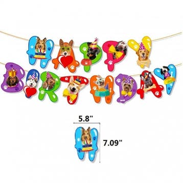 Happy Birthday Dogs verjaardag party pakket 40-delig, Dieren en Toebehoren, Verzenden, Nieuw