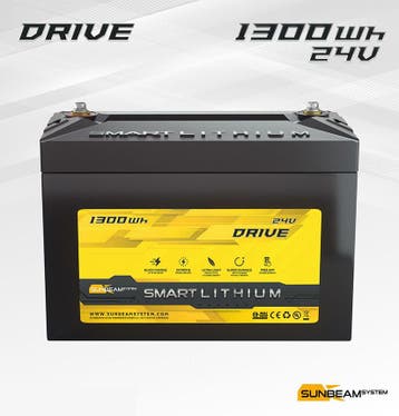 SUNBEAMsystem Smart Lithium DRIVE 24V 1300Wh, Ophalen of Verzenden, Nieuw