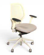 Orangebox Ara bureaustoel, off white-taupe, Overige plaatsen, Ophalen of Verzenden, Gebruikt, Stoel