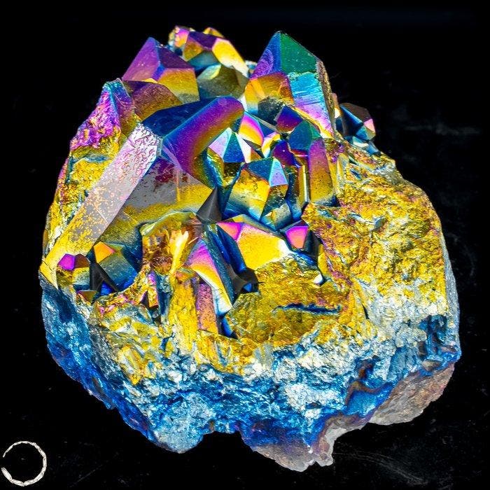 Natuurlijke Aura-amethistdruse uit Uruguay – Een, Verzamelen, Mineralen en Fossielen