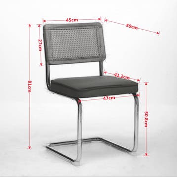 Eetkamerstoelen - Set van 2 - Met Rugleuning - Fluweel - Gro, Verzenden, Zo goed als nieuw