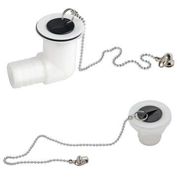 Rechte Afvoer van Wit Nylon 50 mm, Watersport en Boten, Ophalen of Verzenden, Nieuw, Zeilboot of Motorboot