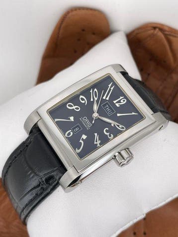 Oris - Rectangular Day Date Automatic - 7525 - Heren -, Nieuw