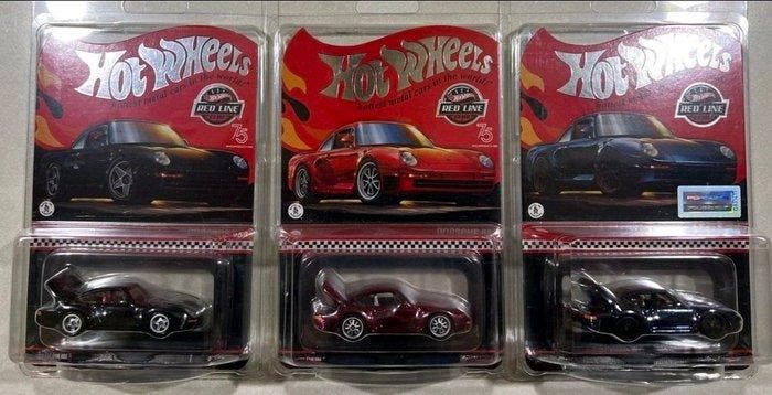 Hot Wheels, Mattel 1:64 - Modelauto (3) - Hot Wheels RLC, Hobby en Vrije tijd, Modelauto's | 1:5 tot 1:12